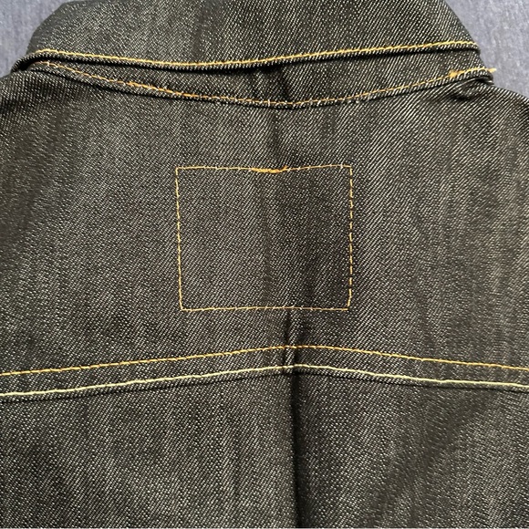 NWT LEVI'S 507 Standard Trucker Rigid Denim Jacket sz M Cotton Unwashed Red Tab - Picture 15 of 16